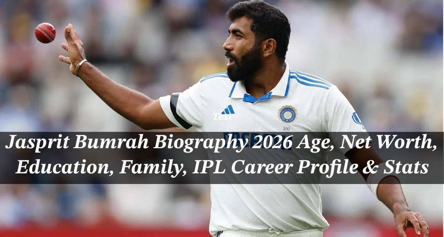 Jasprit Bumrah Biography