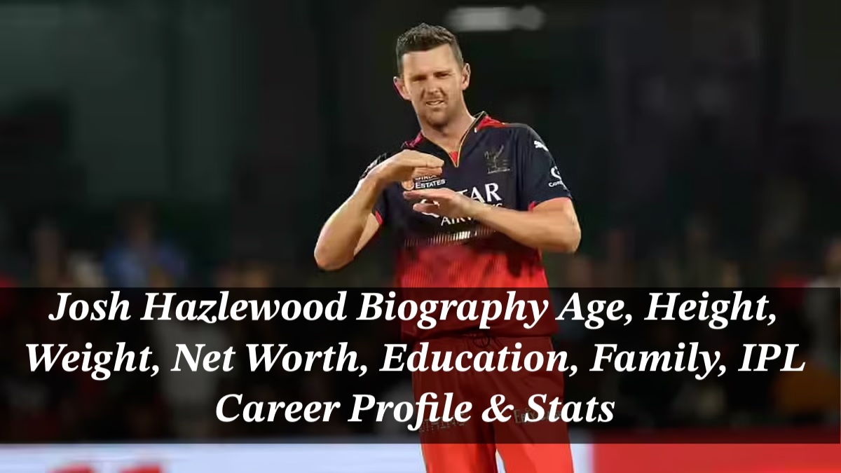 Josh Hazlewood Biography
